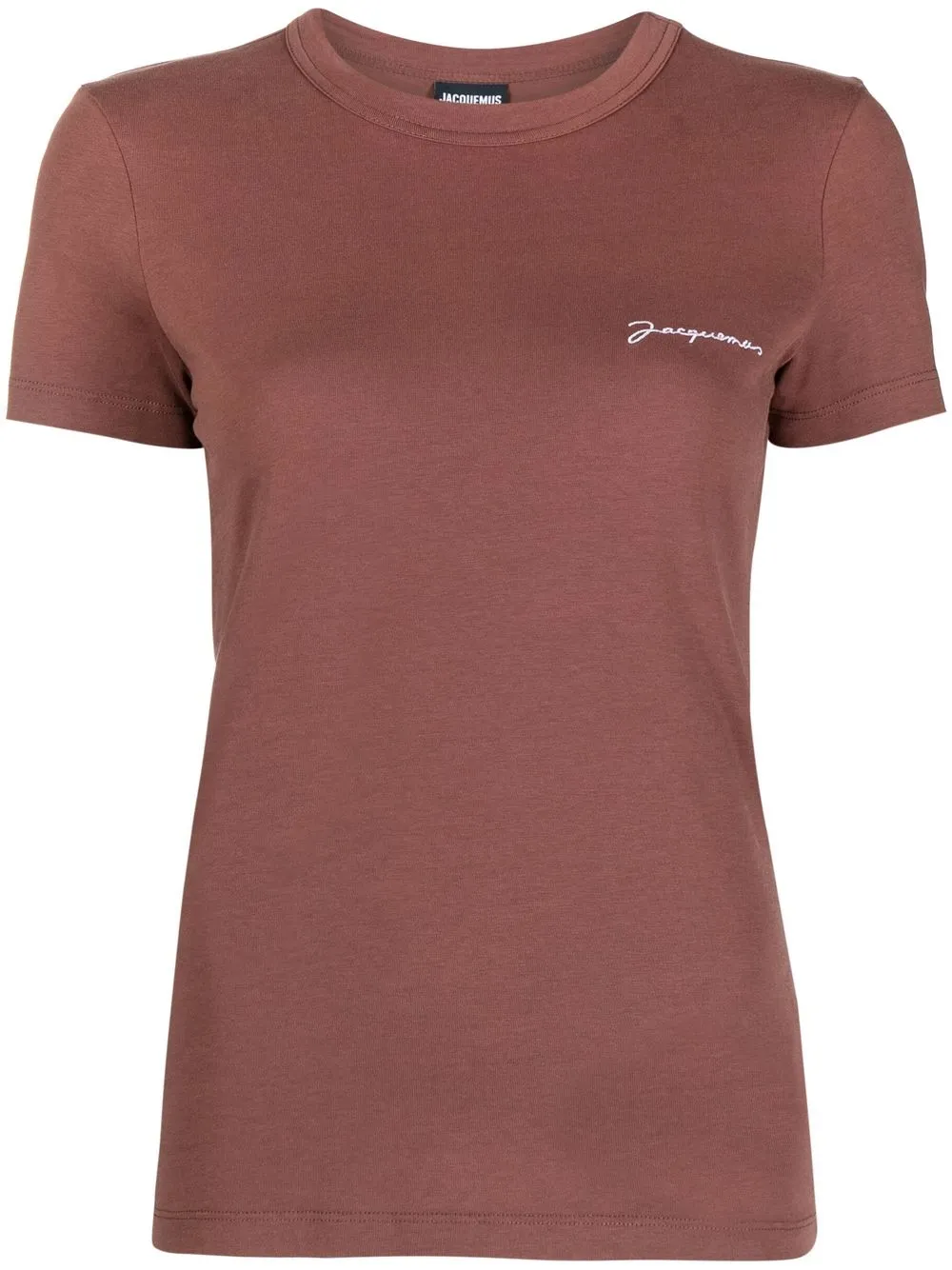 

Jacquemus playera con logo estampado - Marrón