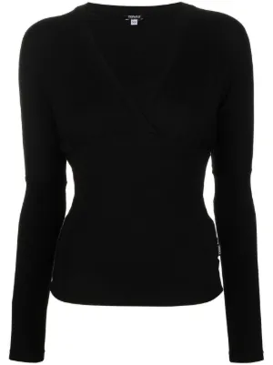 Maison Margiela マルジェラ ブラック 長袖ボディスーツ 40 Maison Margiela メゾン・マルジェラ ボディスーツ - FARFETCH