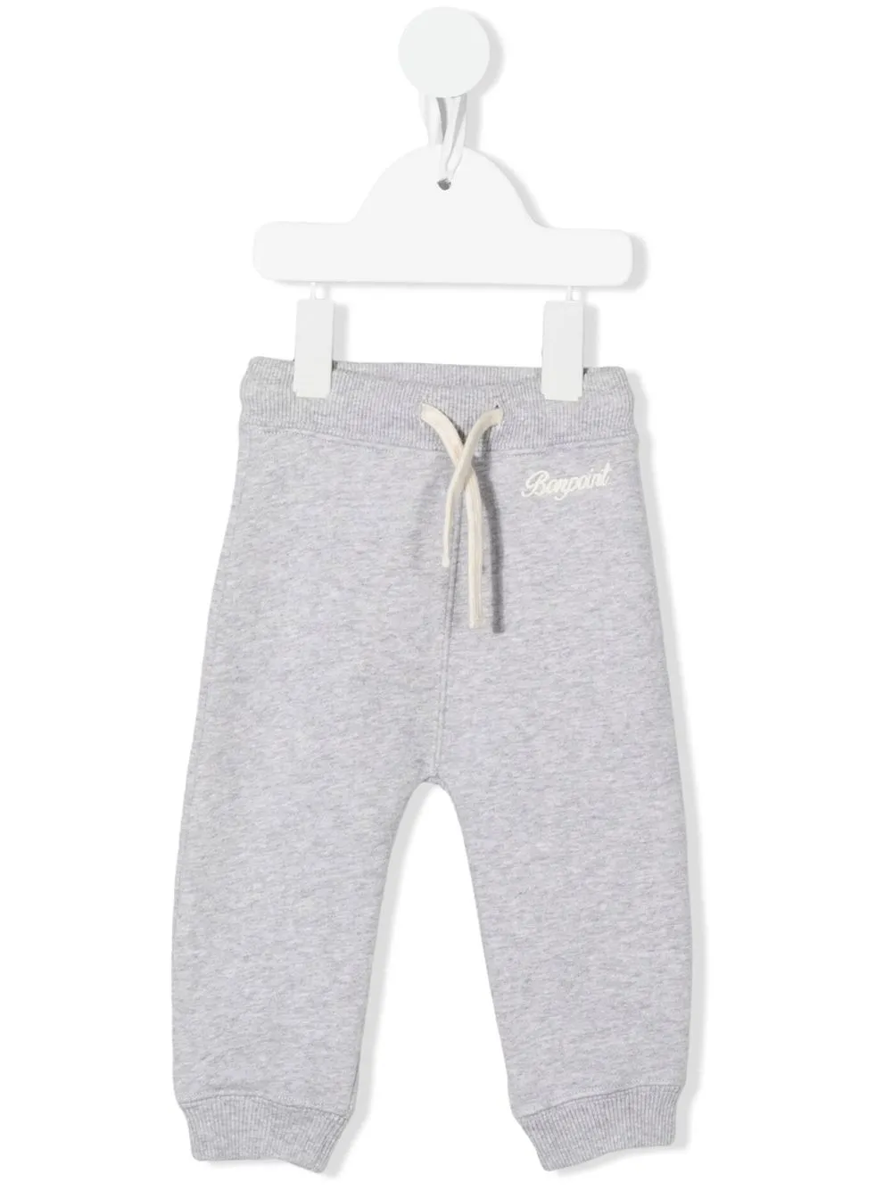 

Bonpoint organic-cotton track pants - Grey