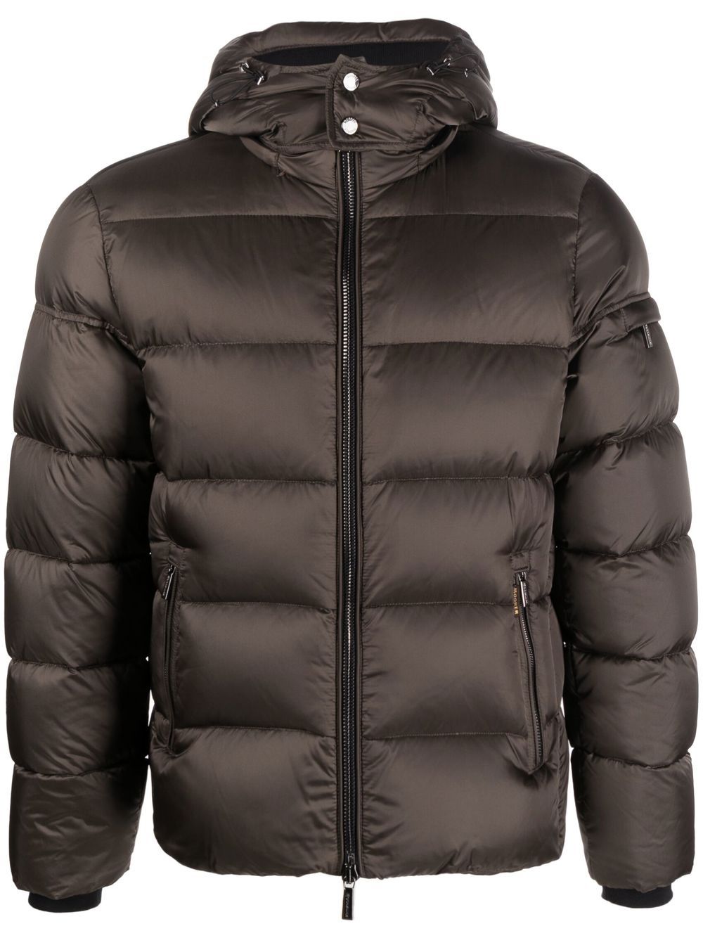 zip-up padded jacket