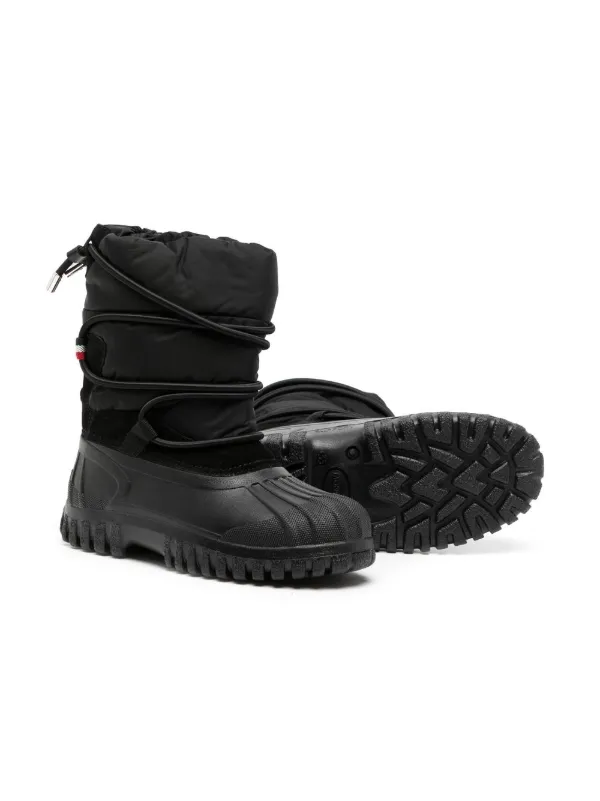 Moncler Enfant パデッド スノーブーツ | ブラック | FARFETCH JP Moncler Enfant パデッド スノーブーツ | ブラック | FARFETCH JP