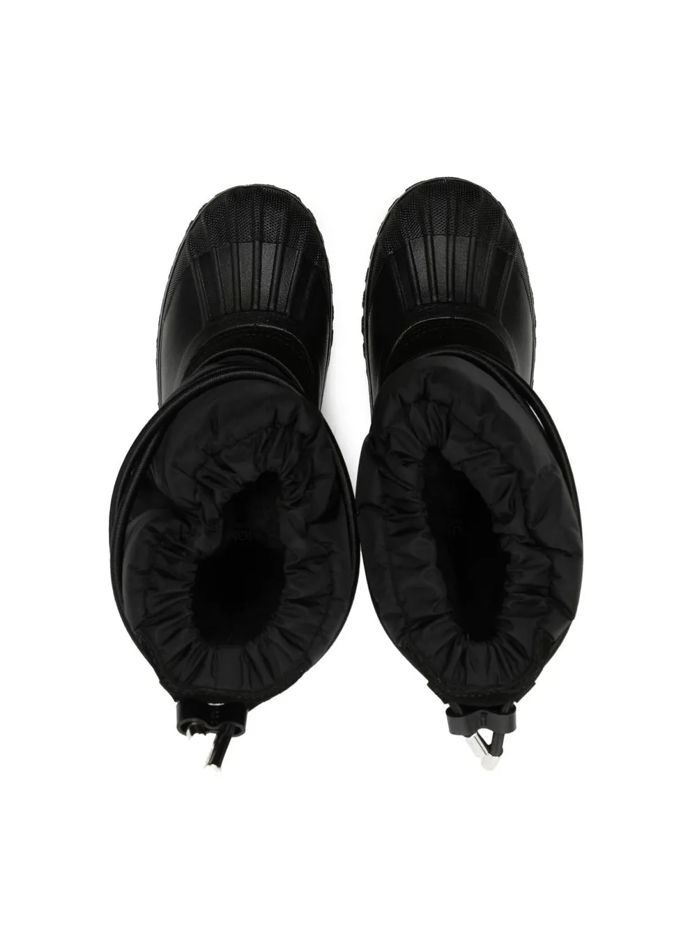 Moncler Enfant Gewatteerde sneeuwlaarzen Zwart