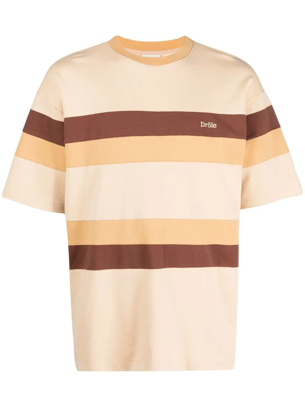 

Drôle De Monsieur playera con logo bordado - Neutro