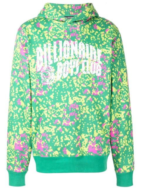 Billionaire Boys Club - abstract-print pullover hoodie