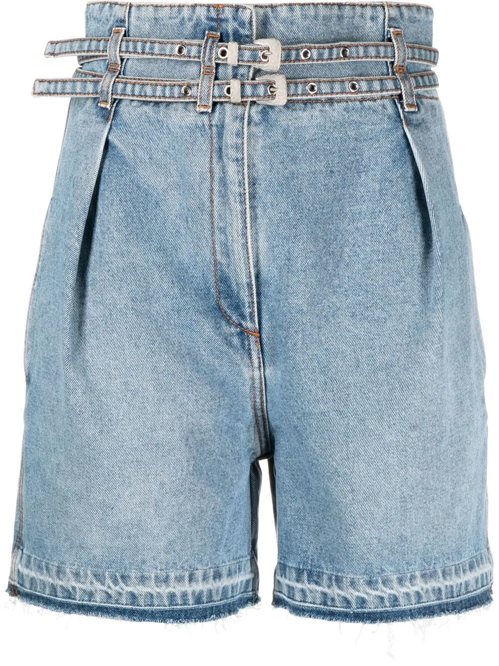 

Philosophy Di Lorenzo Serafini high-waisted denim shorts - Blue