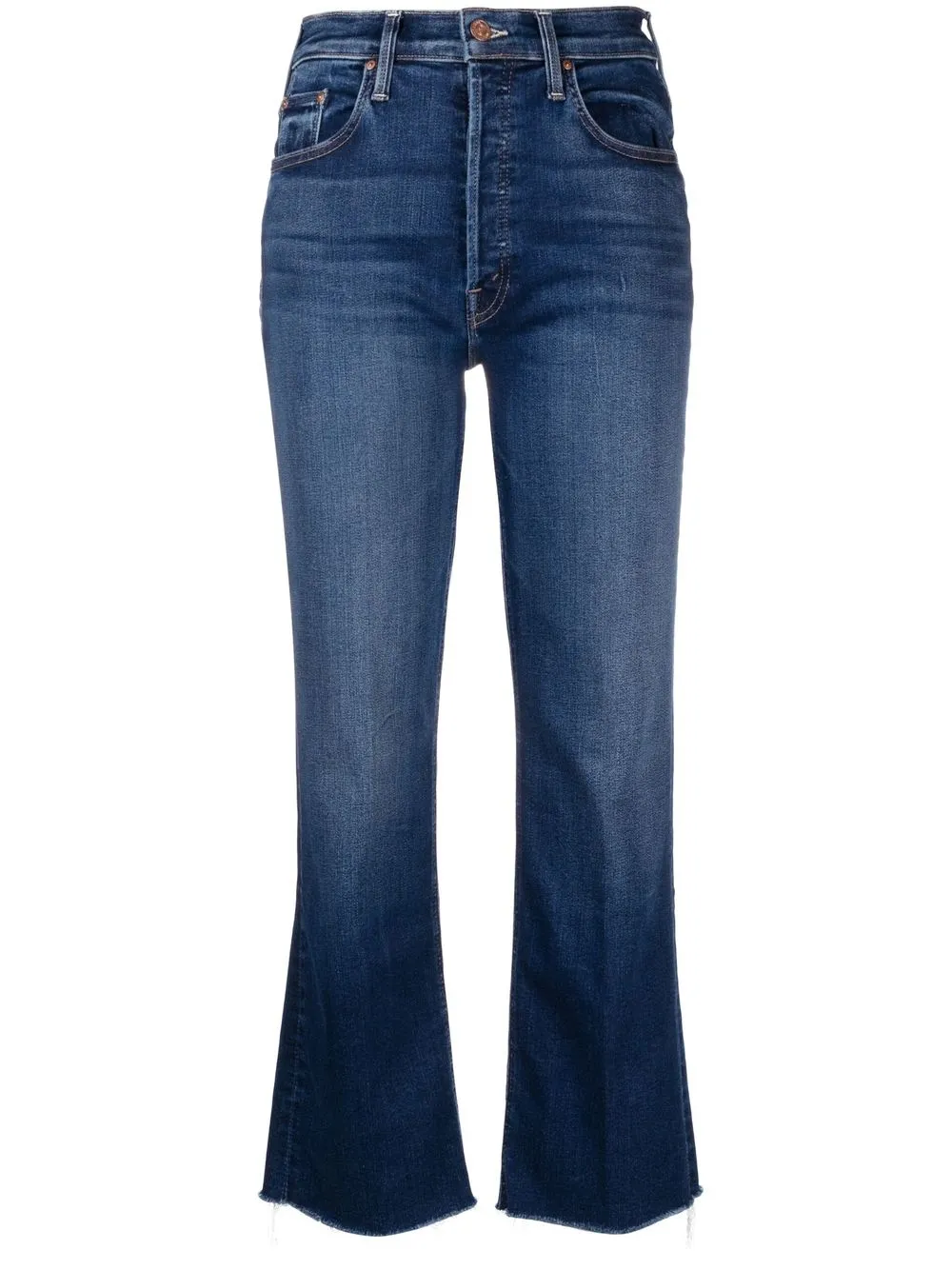 

MOTHER jeans The Tripper Ankle Fray - Azul