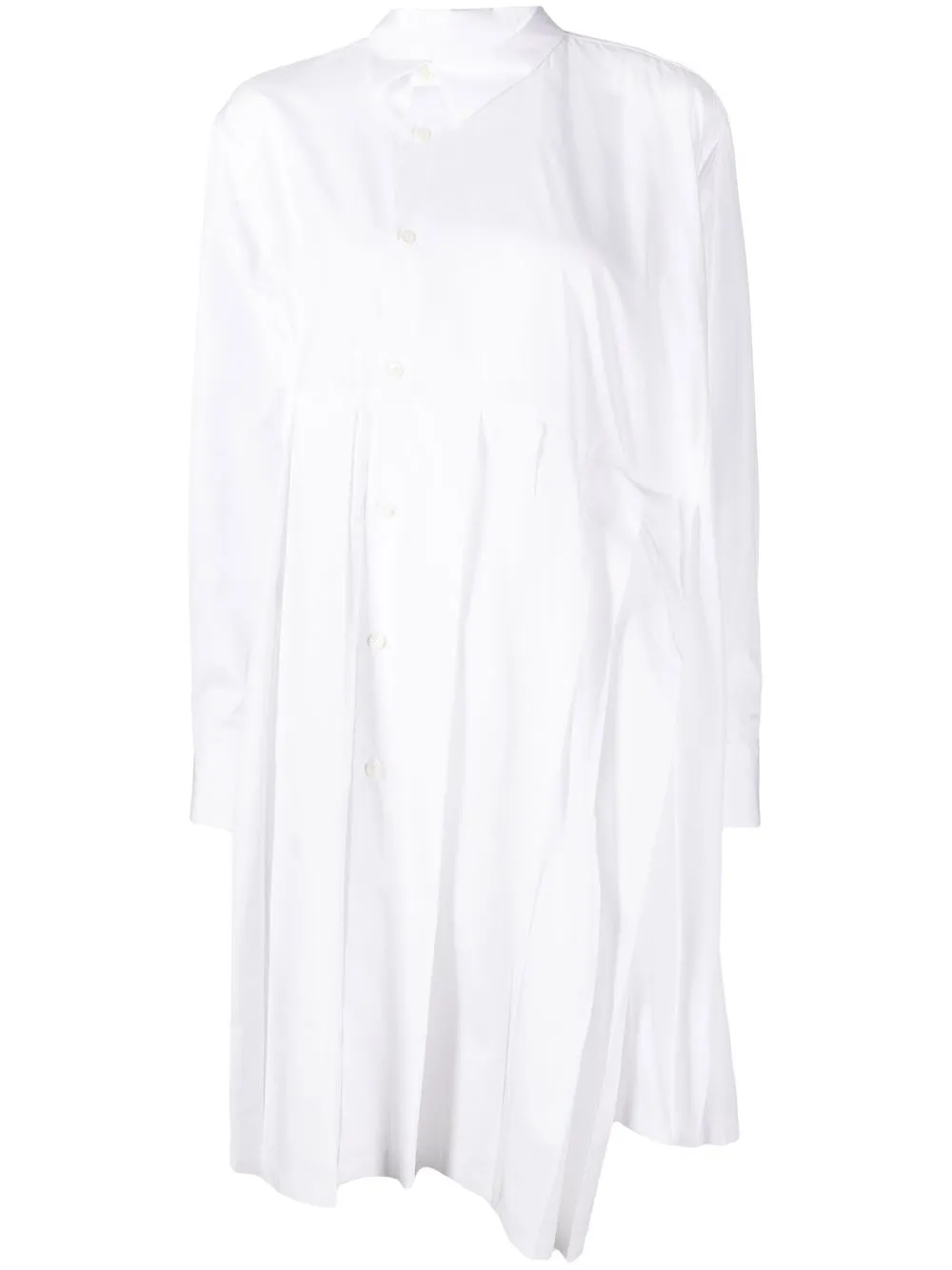 

Comme Des Garçons Comme Des Garçons camisa oversize asimétrica - Blanco