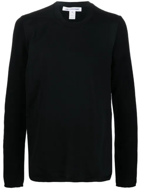 Comme Des Garçons Shirt crew neck knitted jumper