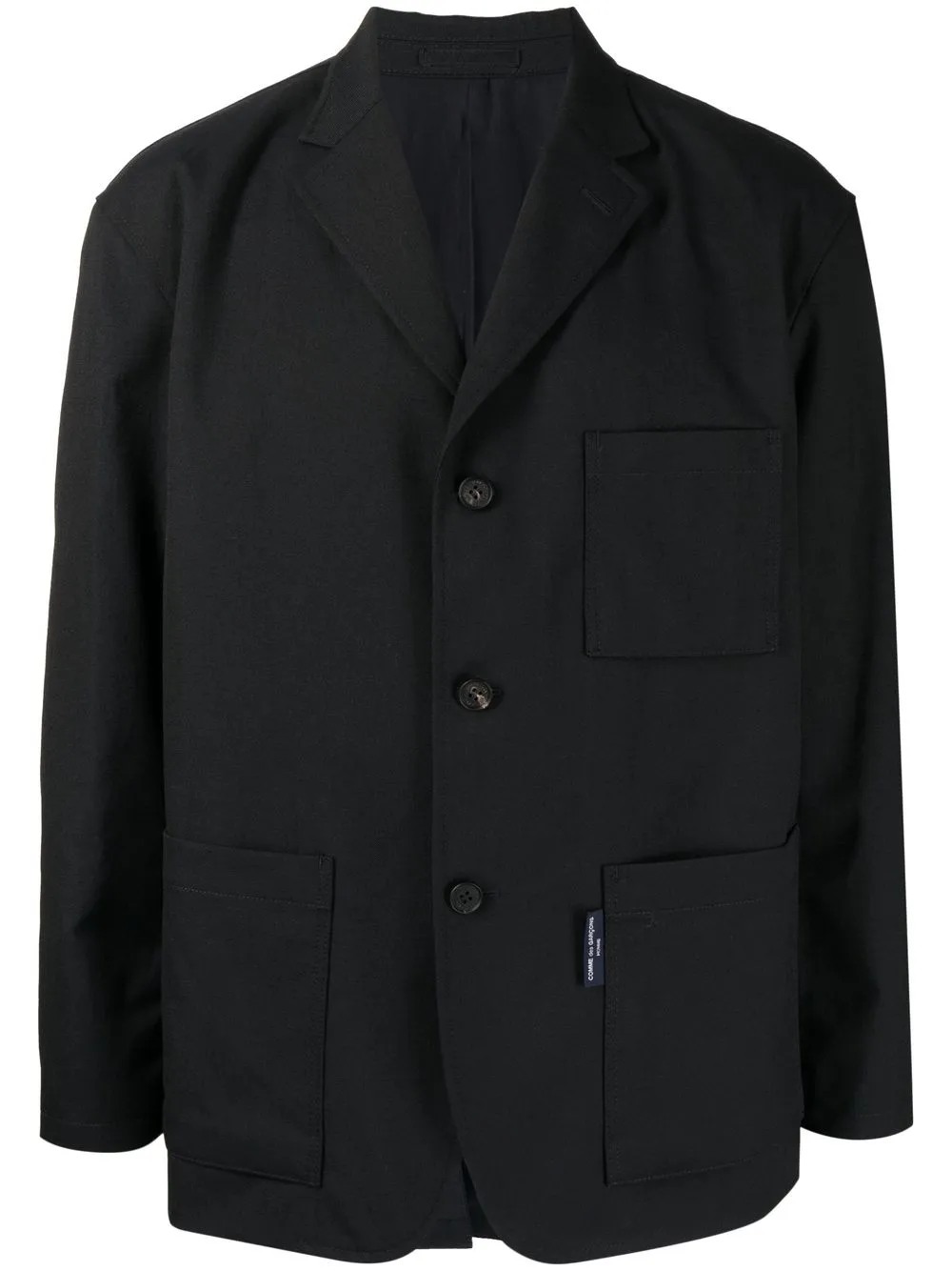 

Comme Des Garçons Homme tailored single-breasted blazer - Blue