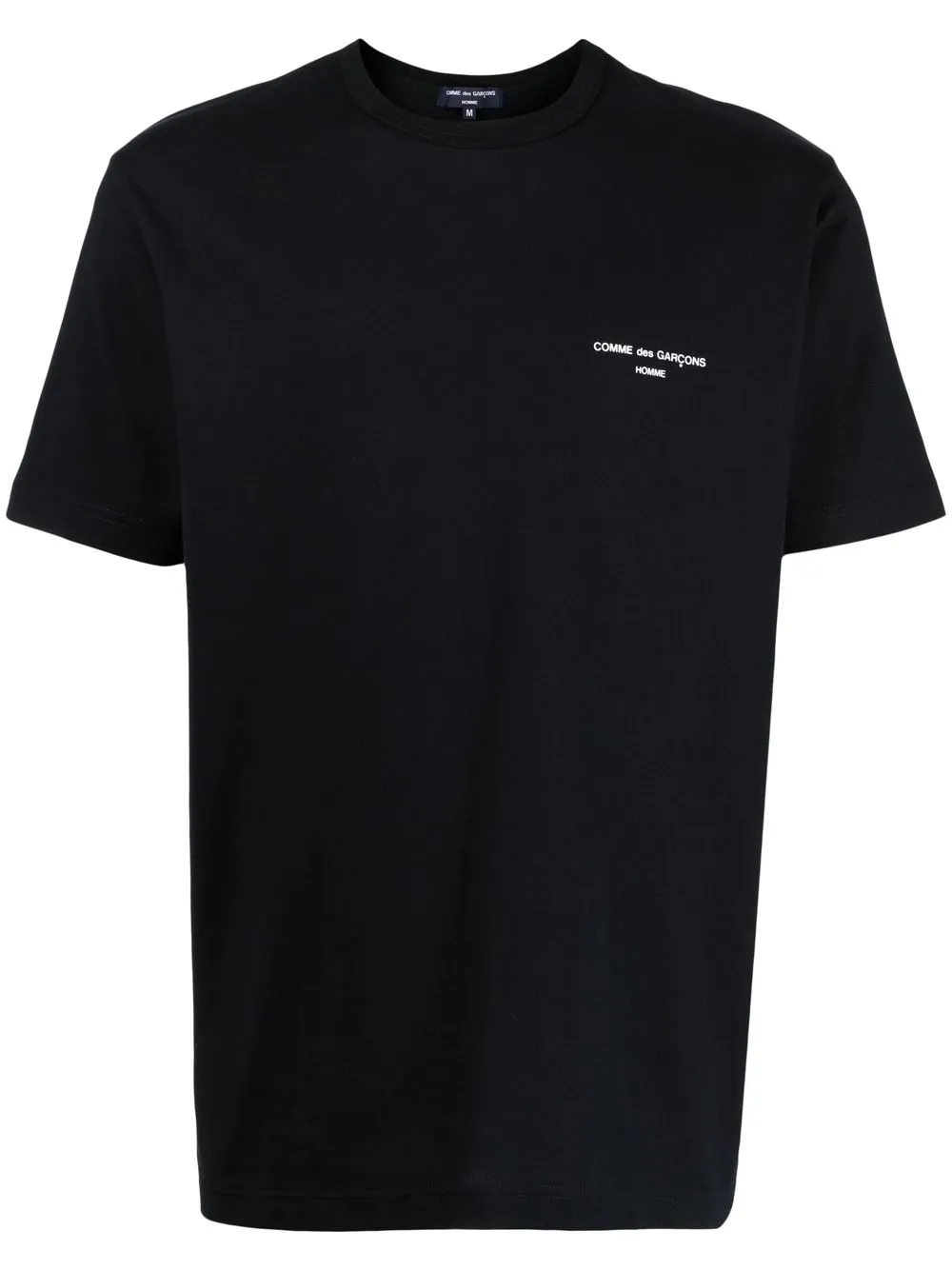 

Comme Des Garçons Homme playera con cuello redondo y logo - Negro