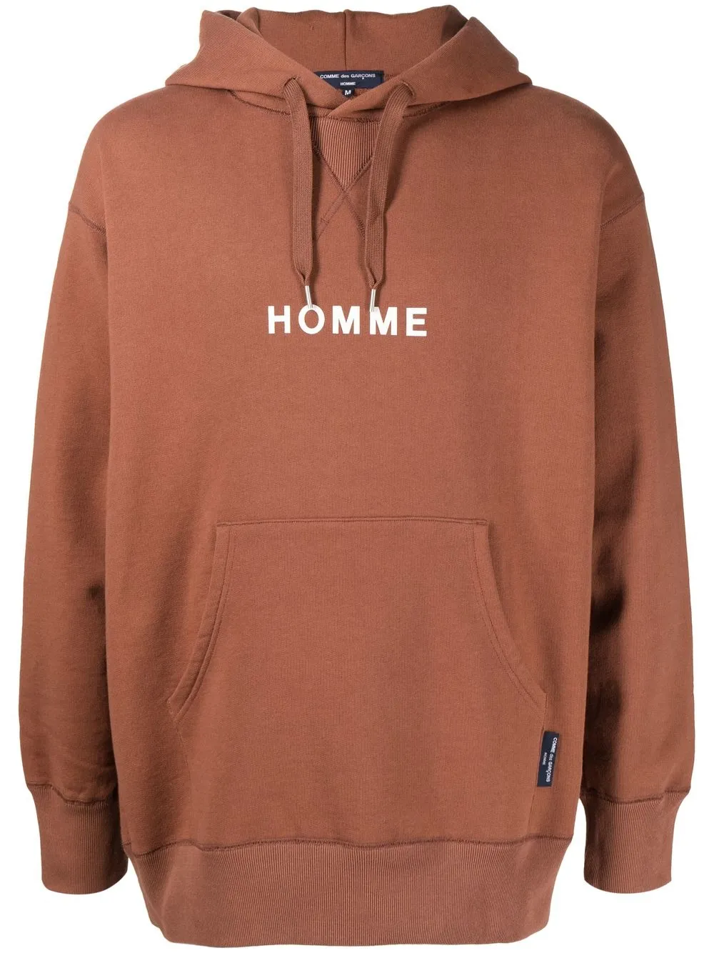 

Comme Des Garçons Homme hoodie con logo estampado - Marrón