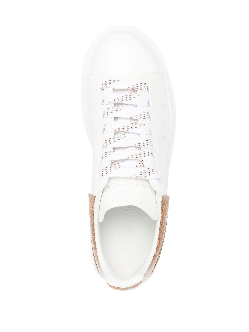 【ALEXANDER McQUEEN】GLITTER OVERSIZED SNEAKERS Alexander McQUEEN Women's Glitter Oversized Low Top Sneakers