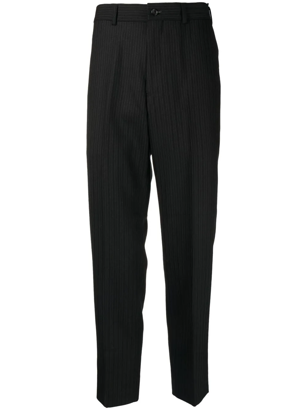 Hose Mit Knöpfen An Der Seite Herren Comme Des Garçons Homme Deux Klassische Hose Mit Nadelstreifen In Black