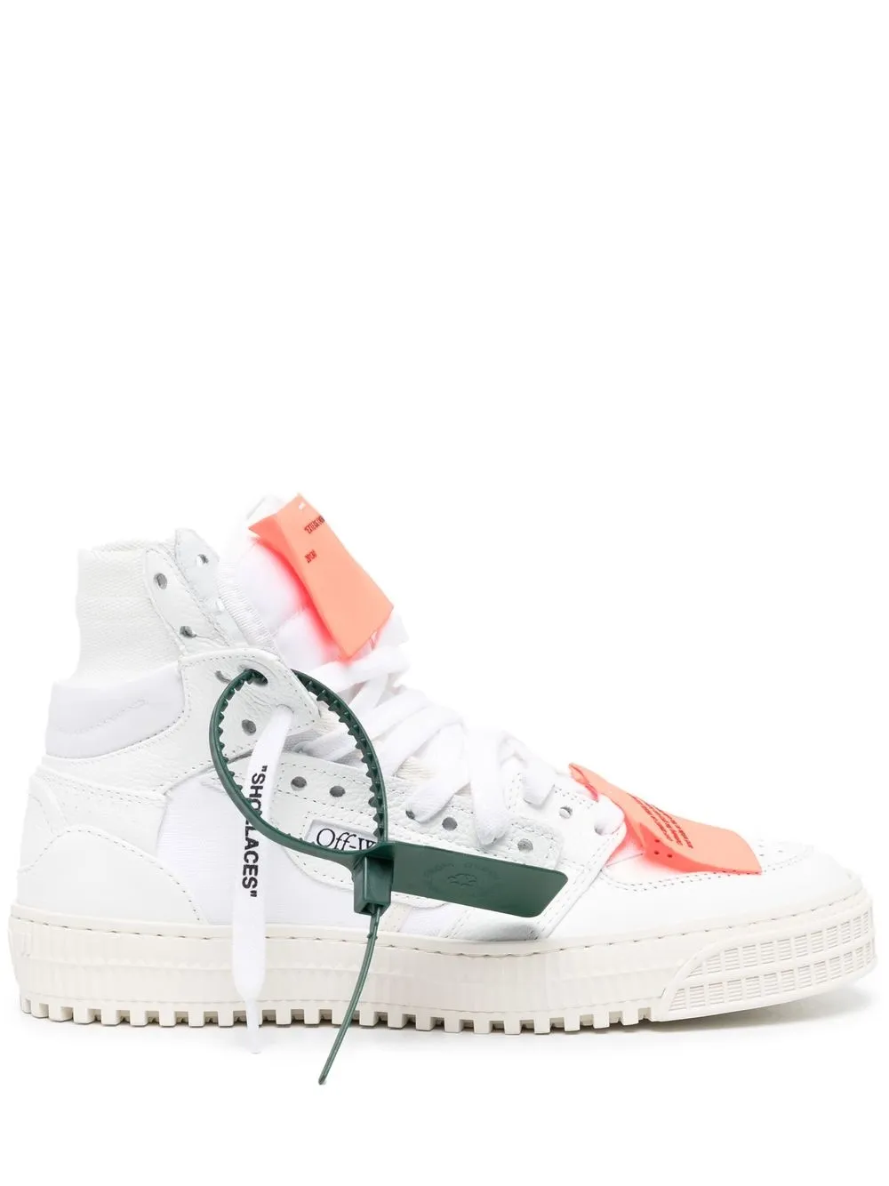 

Off-White tenis altos con logo - Blanco