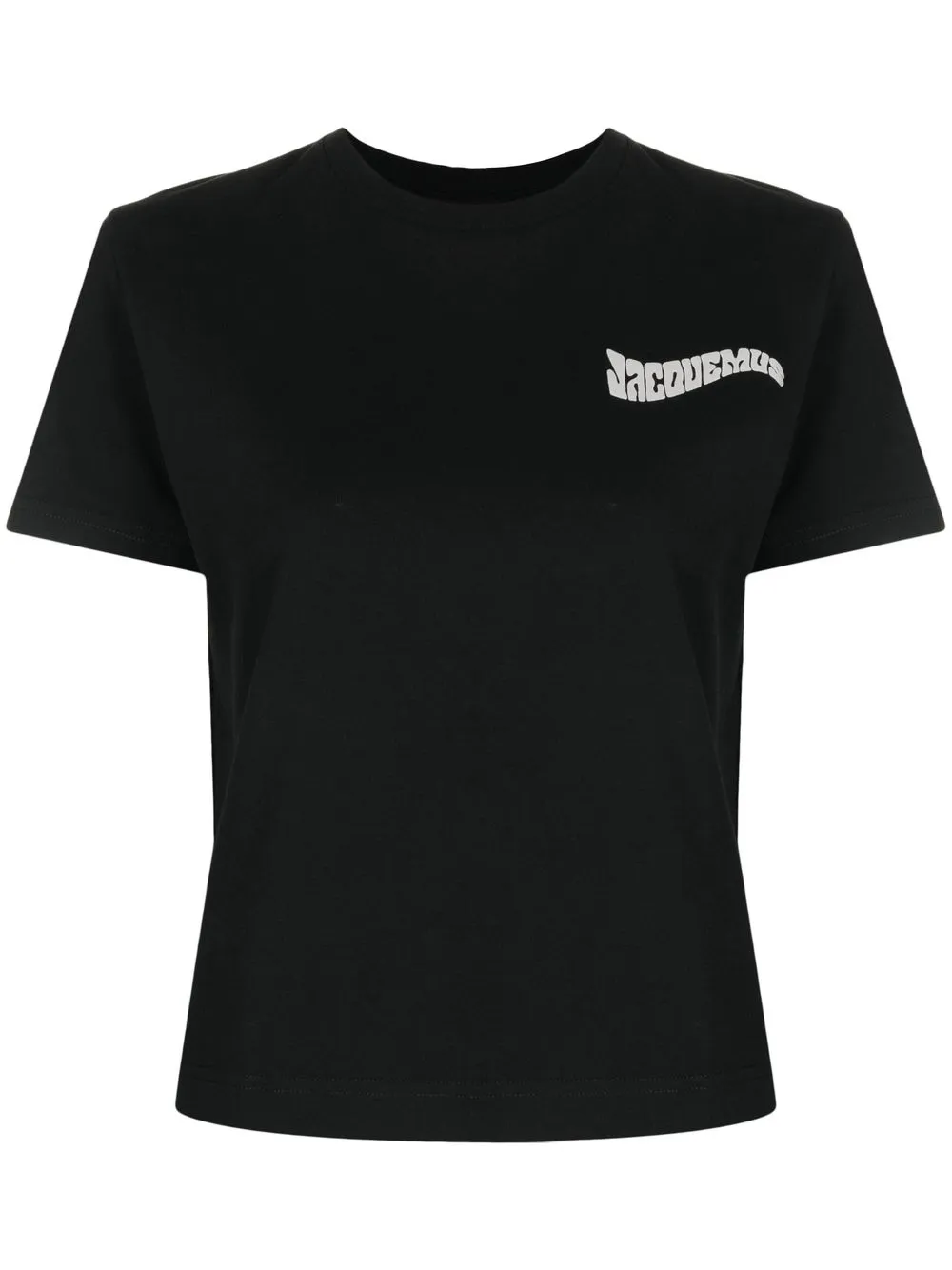 

Jacquemus playera con logo estampado - Negro