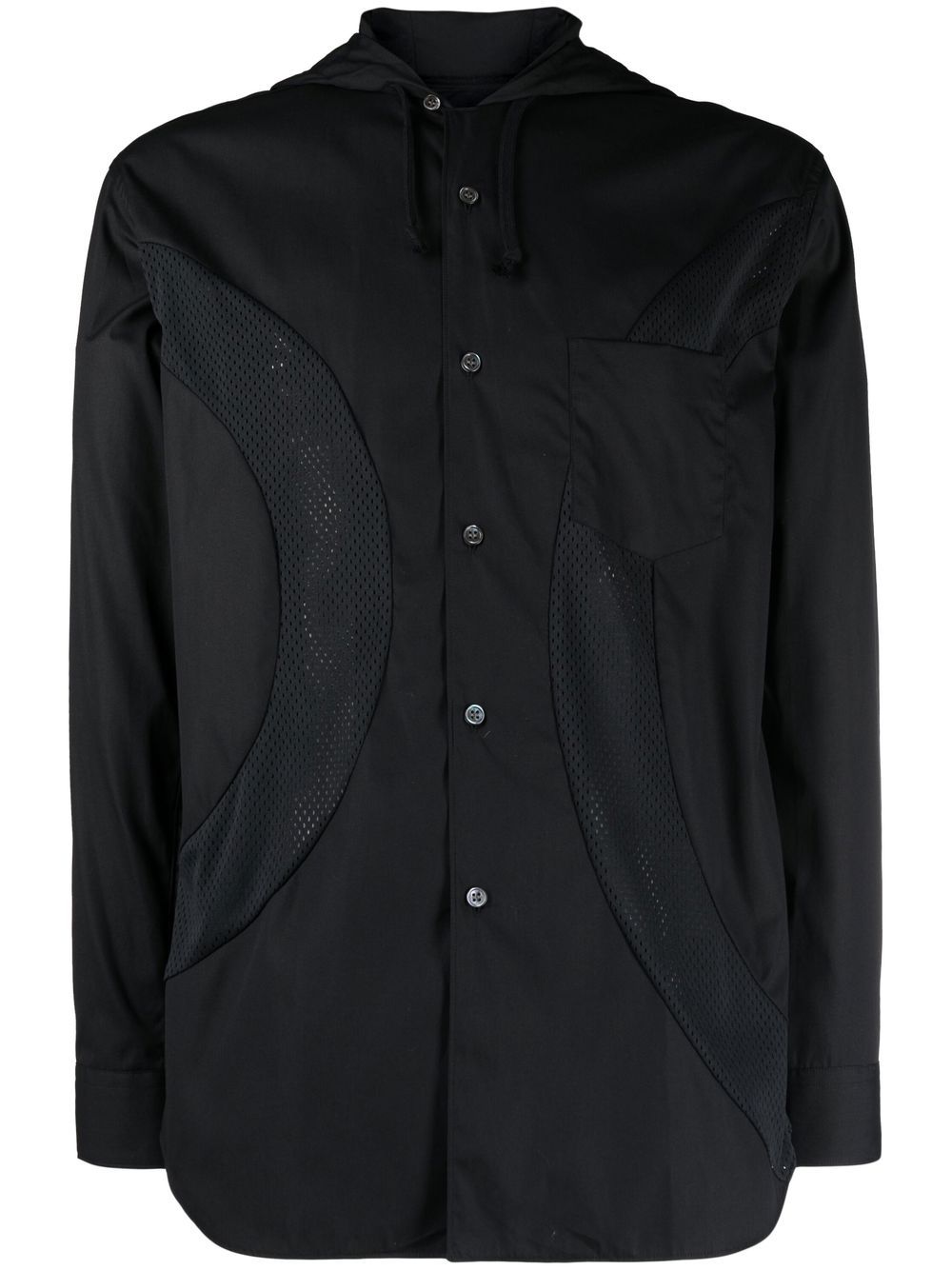 

Comme Des Garçons Shirt hooded buttoned shirt - Black