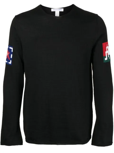 Comme Des Garçons Shirt سويتر بحياكة إنتارسيا