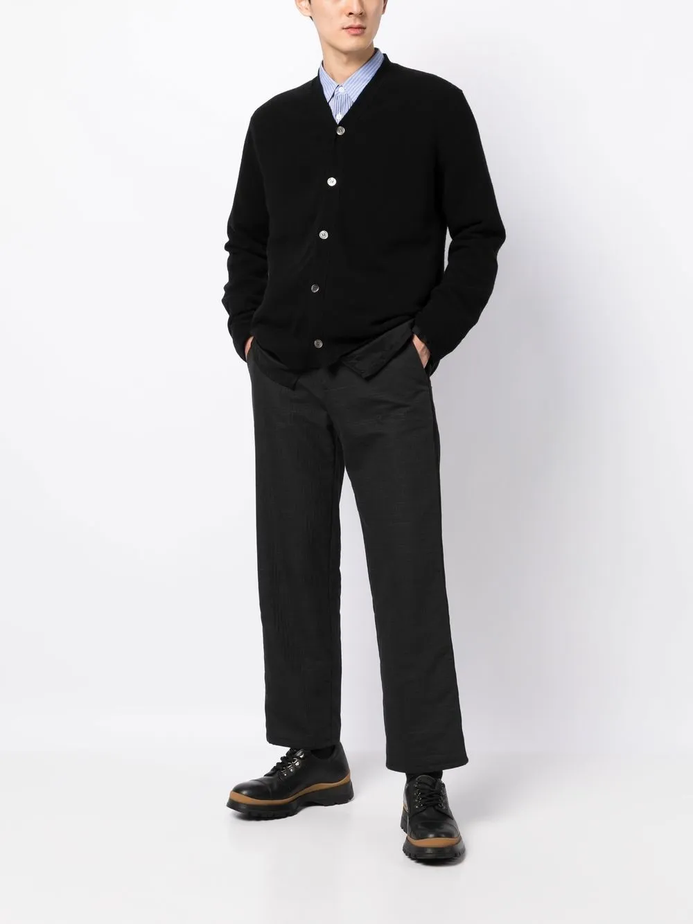 Comme Des Garçons Shirt Gebreid vest - Zwart