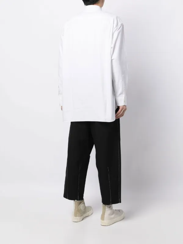 Comme Des Garçons Homme Patchwork button-up Shirt - Farfetch