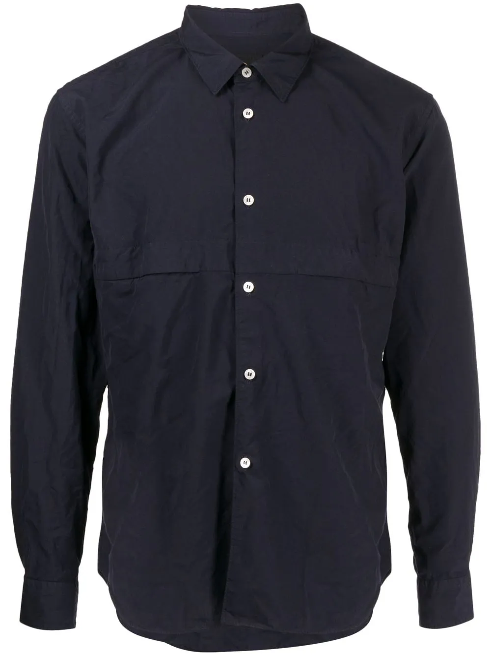 

Comme Des Garçons Homme Deux button-up long-sleeve shirt - Blue