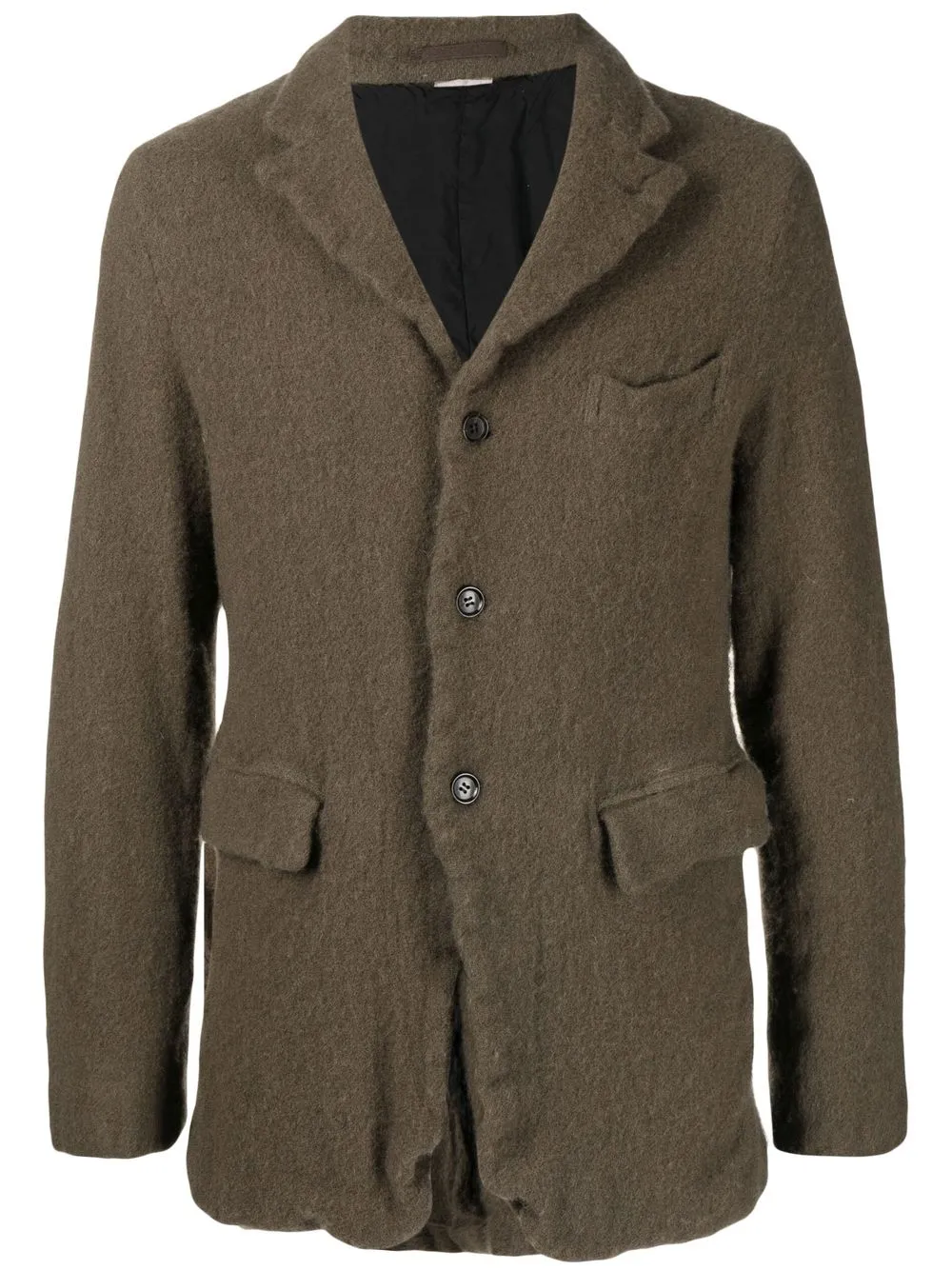 

Comme Des Garçons Homme Deux knitted wool cardi-coat - Brown