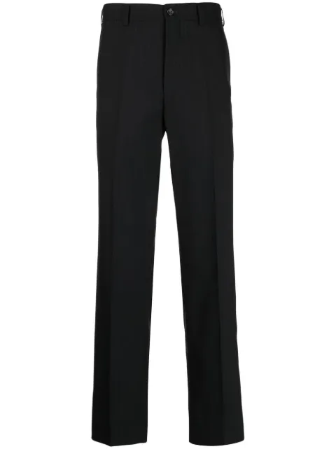 Comme des Garçons Homme Deux pantalones de vestir a rayas diplomáticas
