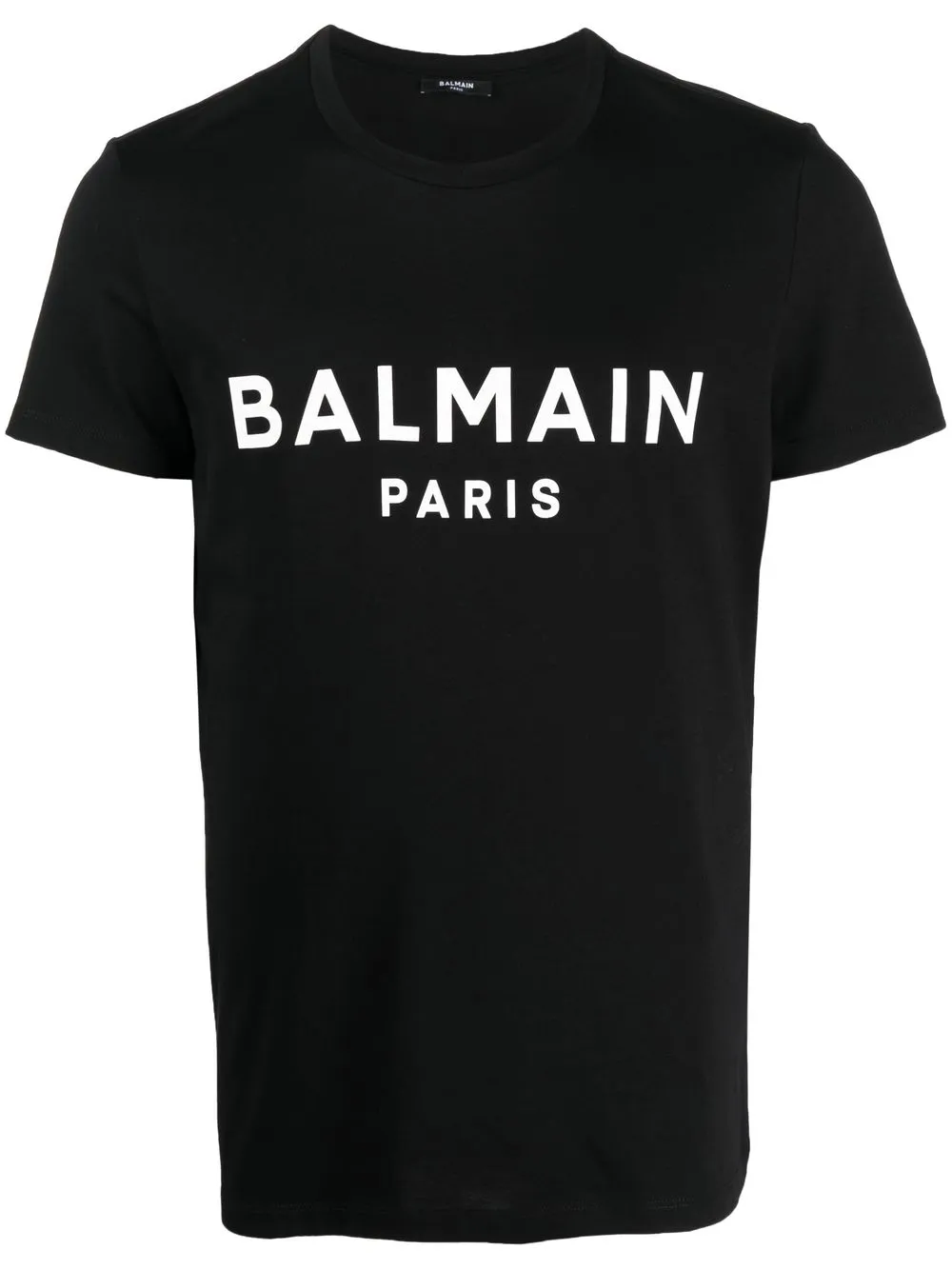 

Balmain playera con logo estampado - Negro