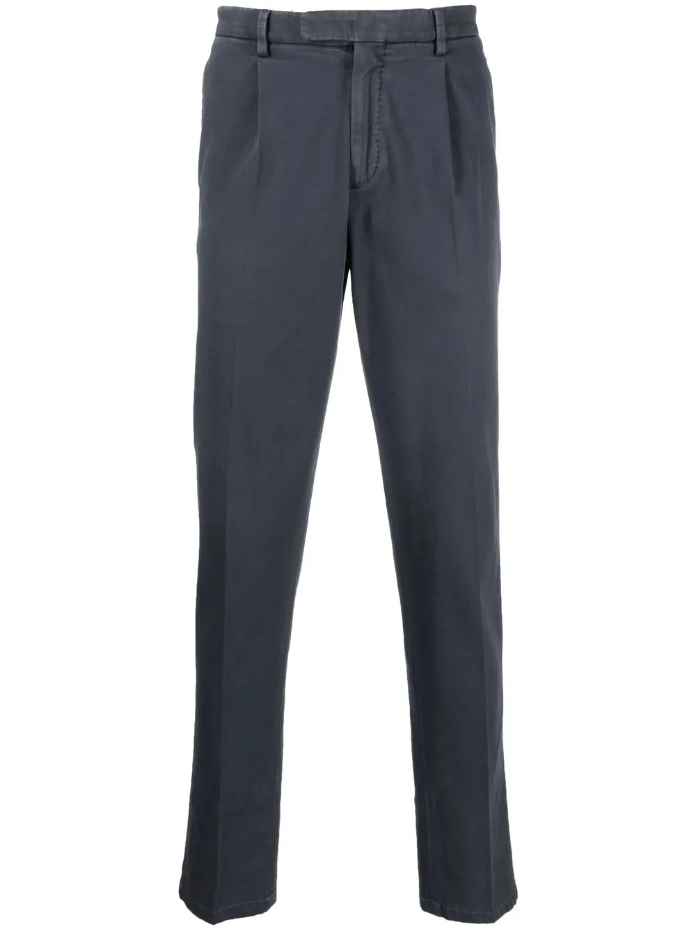 mid-rise straight-leg trousers