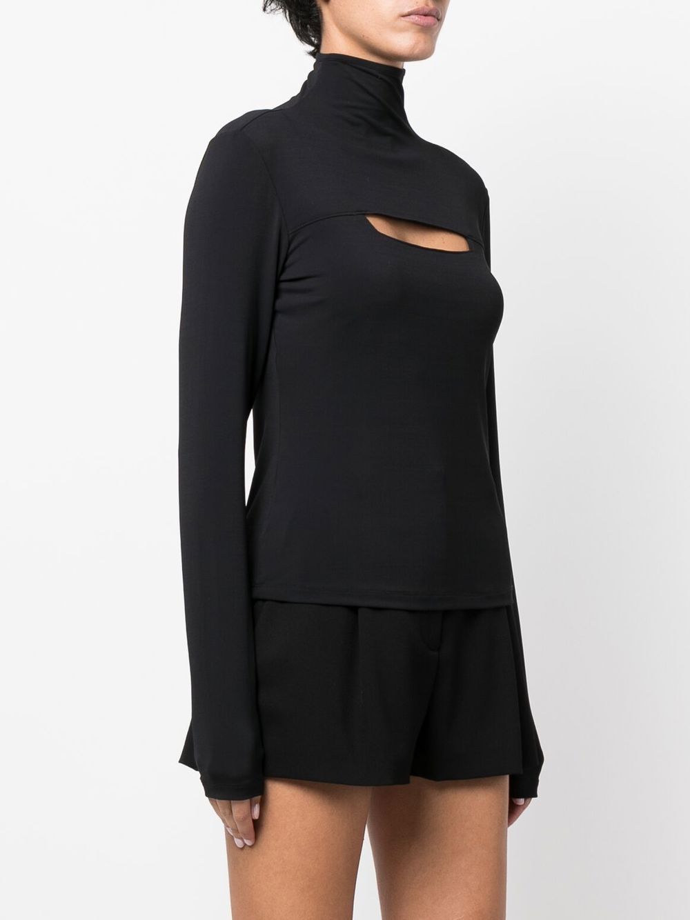 Versace 2000s cut-out long-sleeve top Women