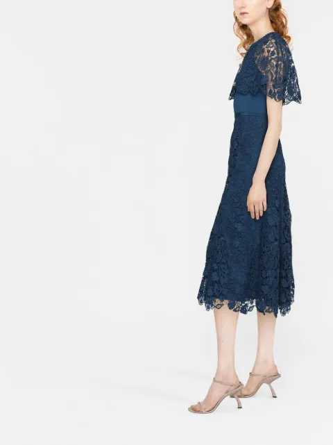 Self-Portrait Magnolia Lace Midi Dress - Farfetch