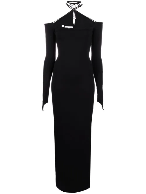 Robe Connie à coupe longue - MANURI - Modalova