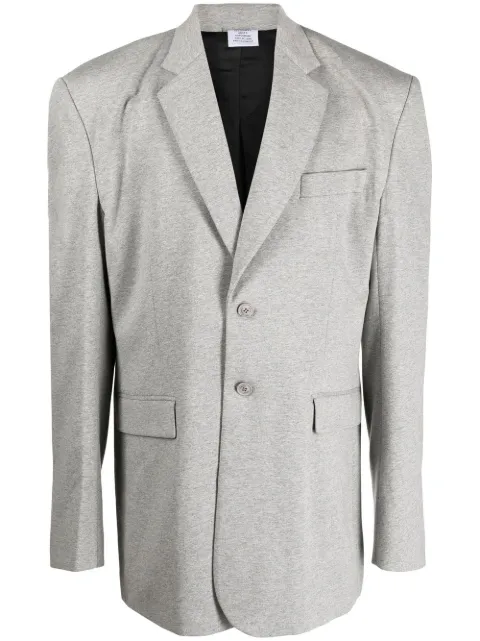 VETEMENTS blazer con botones y hombreras 