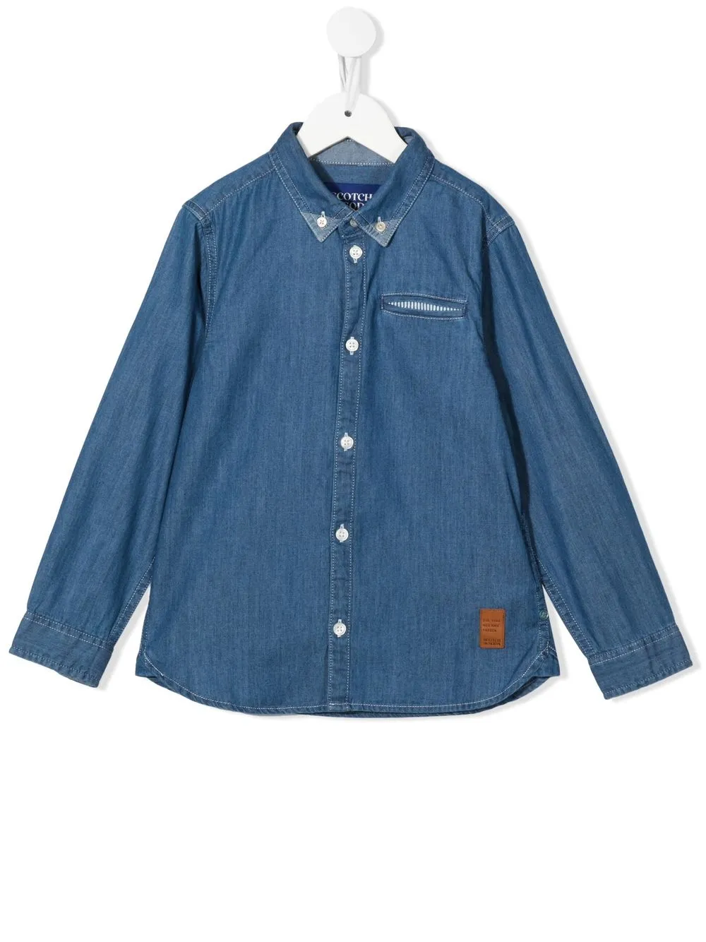 

Scotch & Soda long-sleeve denim shirt - Blue