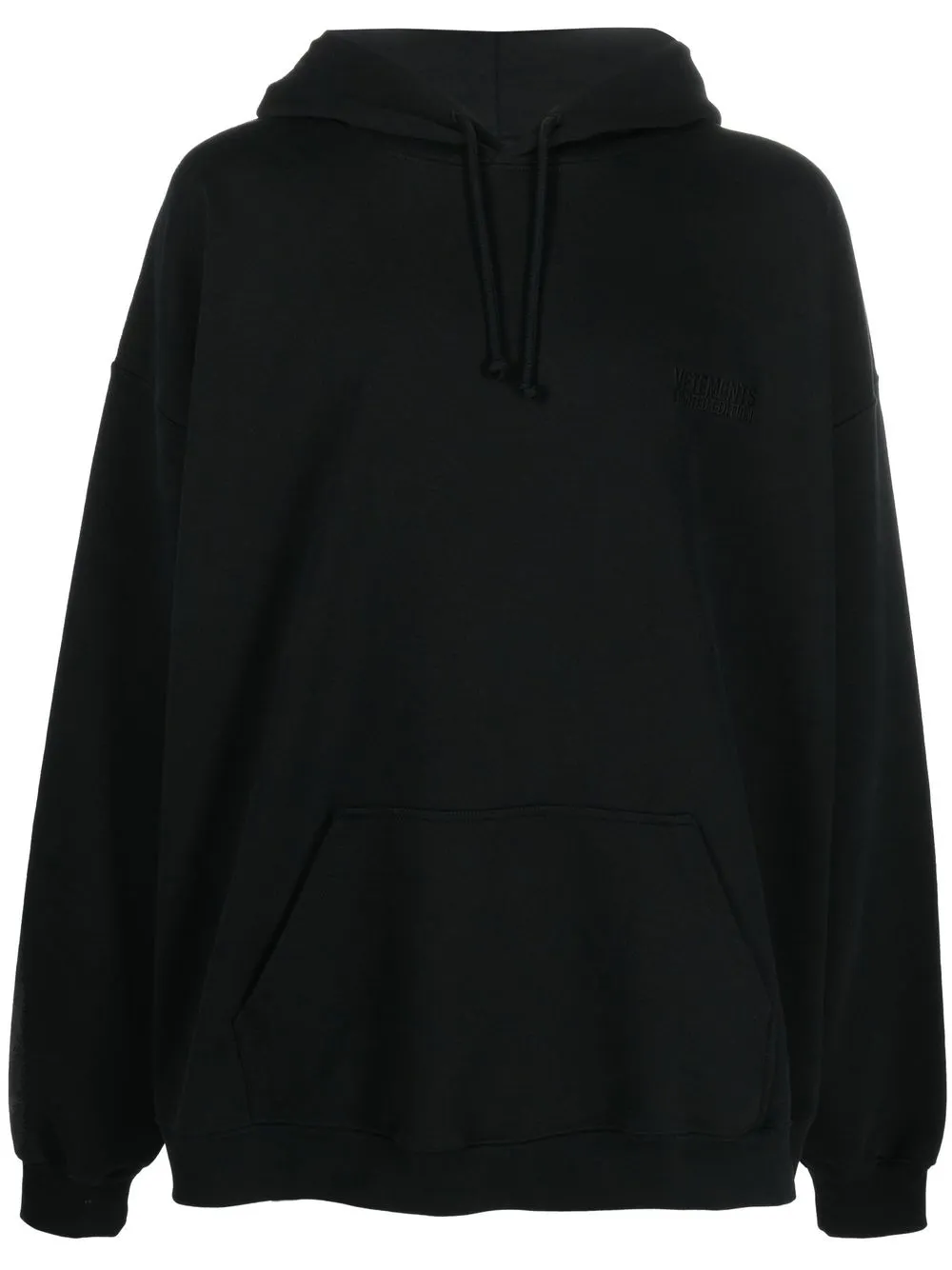 

VETEMENTS hoodie de tejido jersey stretch - Negro