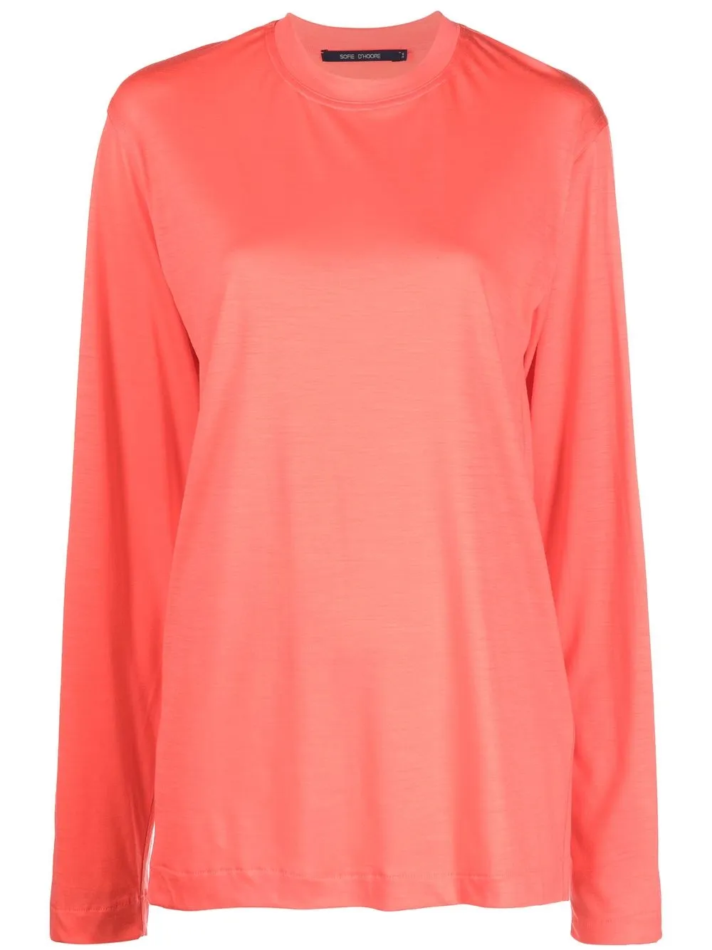 

Sofie D'hoore crew-neck long-sleeve top - Pink