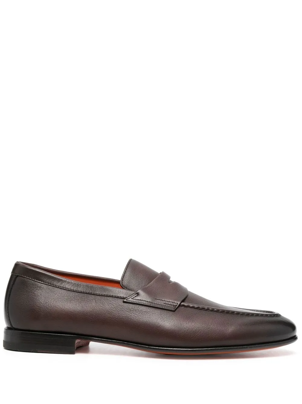 

Santoni mocasines penny estilo slip-on - Marrón