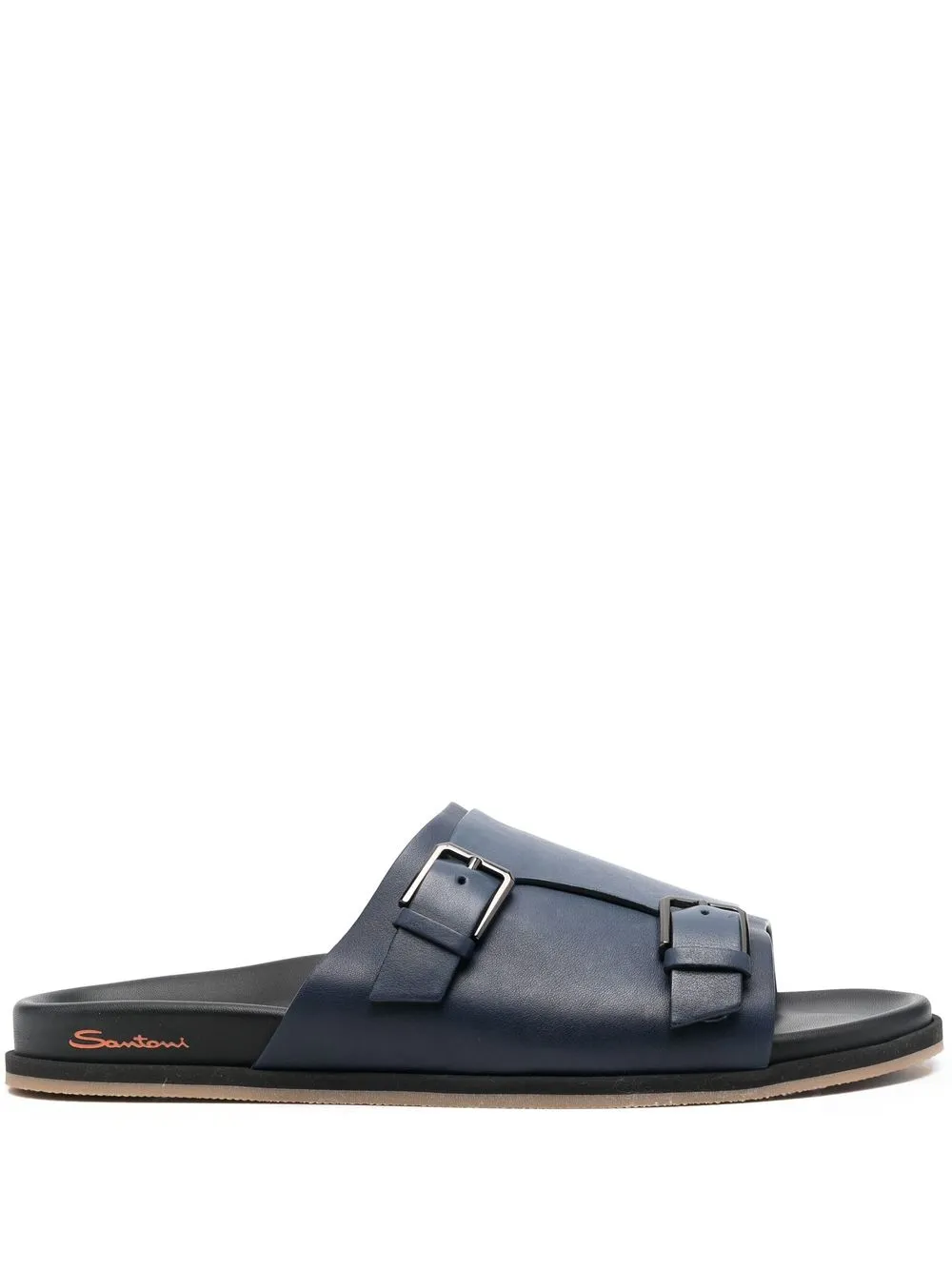 

Santoni flip flops con hebilla - Azul