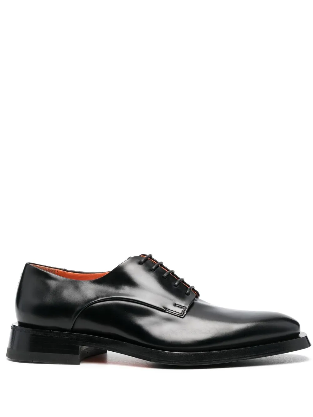 

Santoni polished leather Oxford shoes - Black