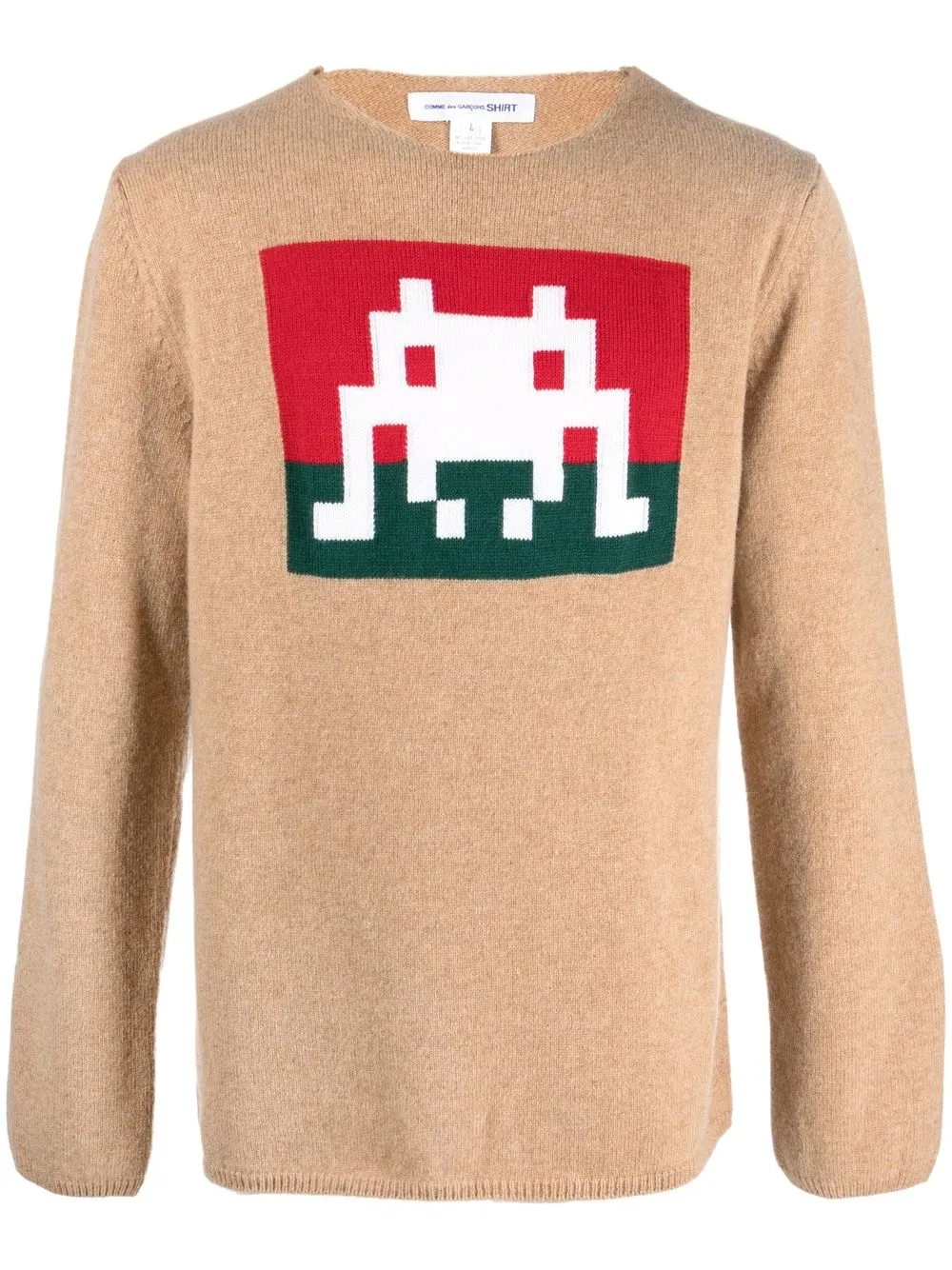 

Comme Des Garçons Shirt suéter Space Invaders - Neutro