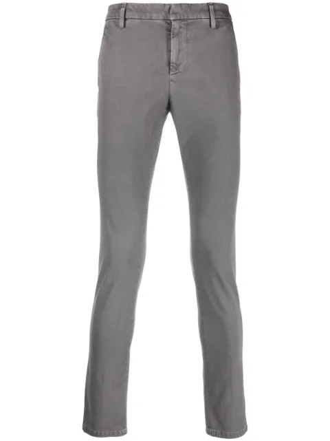 DONDUP skinny-cut faded-wash trousers