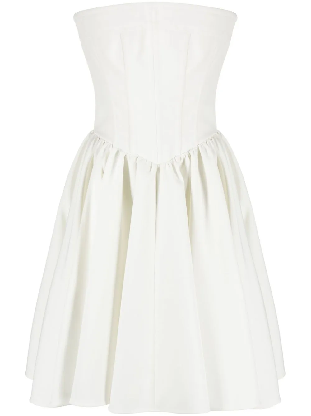 

Philosophy Di Lorenzo Serafini strapless flared dress - White