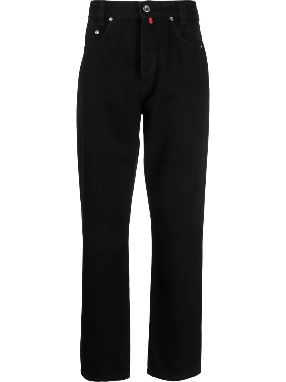 

032c jeans rectos con tiro medio - Negro