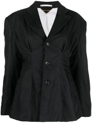 Womens cotton sale blazer jacket