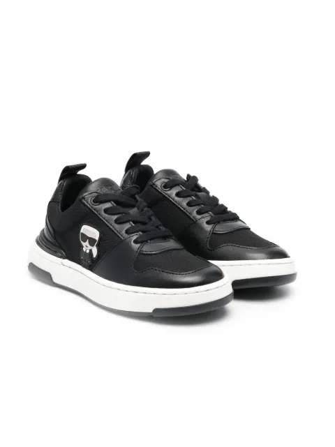 Karl Lagerfeld Kids - Ikonik-Karl motif low-top sneakers