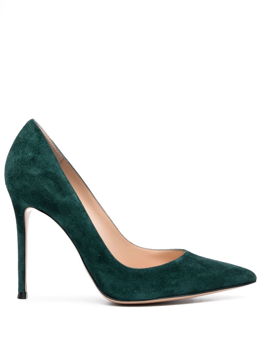 

Gianvito Rossi zapatillas con puntera en punta y tacón de 115mm - Verde