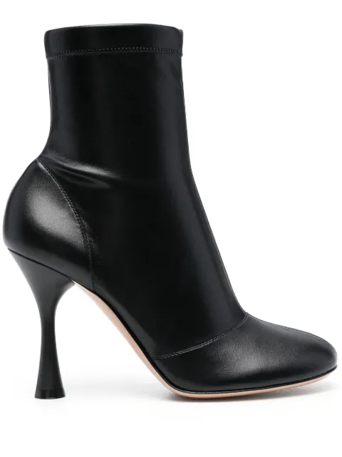 Gianvito Rossi Larue  95mm leather ankle boots