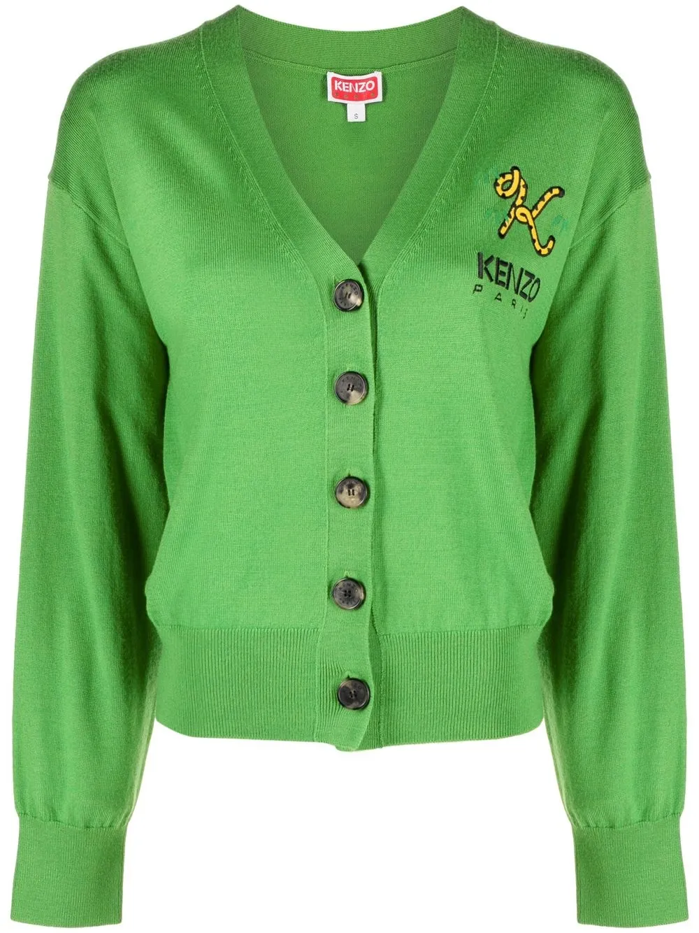 

Kenzo Tiger Tail K cardigan - Green