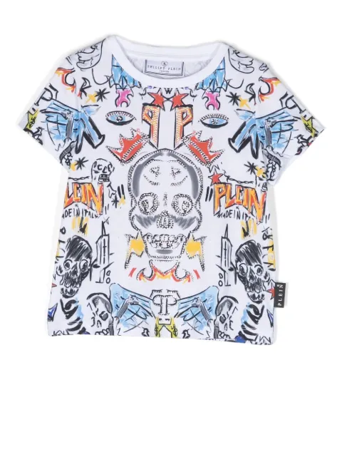 Philipp Plein Junior graphic-print short-sleeve T-shirt