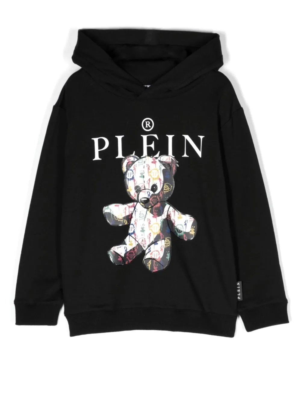 

Philipp Plein Junior hoodie con logo estampado - Negro