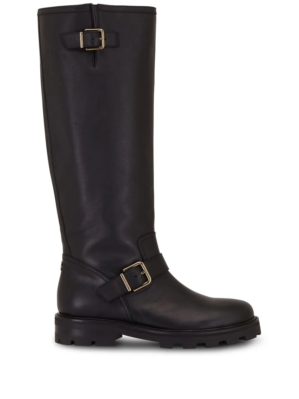 

Jimmy Choo leather knee-high boots - Black